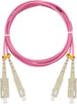 NIKOMAX Optikai patch kábel SC - SC, MM 50/125, duplex, 5m, magenta (NMF-PC2M4C2-SCU-SCU-005) - cyberdepo