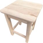 Hazai kert Hokedli Fából 47x36x36cm Kezeletlen