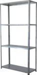 Praktiker Praktiker 150x75x30cm horganyzott fémpolc 4 acélpolccal
