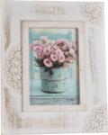 Home Decor Rustin White Ii Képkeret 19 X 24 Cm, Fehér, Aranyminta