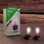 Lucas LightBooster H11 autóizzó 12V 55W, +50%, 2db/csomag (LLX711XLPX2)
