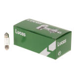 Lucas 6V C5W motorkerékpár jelzőizzó, 10db/csomag (LLB253T)