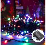 Aigostar B. V. Aigostar -LED Karácsonyi kültéri lánc 300xLED/8 funkció 3xAA 15, 3m IP44 többszínű B10303K2R (AI1359)