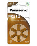 Panasonic 1.4V PR312L/6LB Cink-levegő hallókészülék elem (6db / csomag) (PR-312(41)/6LB)
