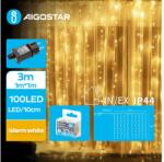 Aigostar B. V. Aigostar - LED Karácsonyi kültéri lánc 100xLED/8 funkció 4x1m IP44 meleg fehér AI1438 (AI1438)