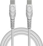 Biond BIO-20-TT USB Type-C Apa - USB Type-C Apa Adat és Töltő Kábel - 2 m, Fehér