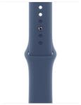 Apple Curea Smartwatch Apple MXLF3ZM/A pentru Watch 42mm, Sport Band, M/L (Albastru) (MXLF3ZM/A)