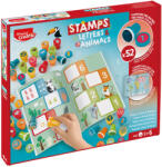 Maped CREATIV - Nyomdázó készlet, foglalkoztató füzettel - Betűk és állatok (IMAC907060)