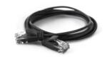 Wantec UTP CAT6a Patch Kábel - 7 m, Fekete