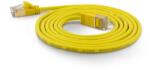 Wantec SSTP CAT7 Patch Kábel - 3 m, Sárga