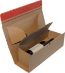 LabelLife Cutie de carton sticle vin cu autoformare, cu banda dublu adeziva, cutii winebox 75x75x305 (AJ800115045)