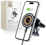 Tech-Protect Suport auto pentru telefon MM15W-V5 cu încărcător inductiv MagSafe de 15 W pentru gură de aerisire - Negru - vexio