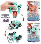 Toi-Toys Roboforces Világító, Átalakuló Pörgettyűs Robot - 15 cm
