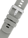 Morellato Curea din silicon Morellato Byte M 5654187.093, gri, Quick Release 18 mm