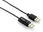 Equip USB2.0 Apa - USB-A Apa Adatkábel - 1.80m, Fekete