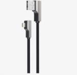 AUKEY CB-AL04 USB-A Apa 90° - Lightning Apa 90° 2.0 Adat és Töltő Kábel - 1 m, Fekete