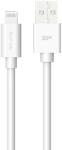 Silicon Power LK15AL USB-A Apa - Lightning Apa Adat és Töltő Kábel - 1 m, Fehér