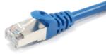 Equip S/FTP CAT6 Patch Kábel - 10 m, Kék (605536)
