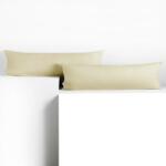 DecoKing Díszpárnahuzat AMBER bézs sima dzsörzé 20x145 DecoKing