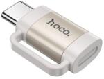 hoco. UA31E adapter (lightning aljzat - Type-C, adatátvitel és töltés, OTG) VILÁGOSSZÜRKE UA31E_G (UA31E_G)