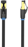 Vention IKABK UTP CAT5e Patch Kábel - 8 m, Fekete