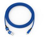  Smrter Speedy USB-A / USB-C Apa - Lightning Apa 2.0 Adat és Töltő Kábel - 1 m, Kék
