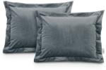 AmeliaHome Díszpárnahuzat VELVET szürke glamour bársony 50x70 ameliahome