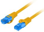 Lanberg S/FTP CAT6a Patch Kábel - 20 m, Narancssárga