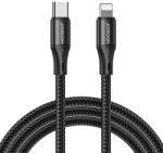 JOYROOM USB-C Kábel a Lightning S-2024N1-PD 20W 2m-hez, Fekete