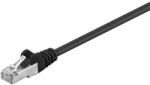 Goobay 95618 F/UTP CAT5e Patch Kábel - 25 m, Fekete