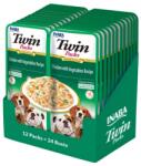 Inaba Foods Dog Twin Csirke, zöldségek húslevesben kutyáknak 24x40 g