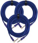 Pronomic 3-Darabos KÉSZLET Pronomic Trendline INST-6B Hangszerkábel 6m kék (KST43459)