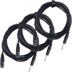 Pronomic Stage XFJ-5 Mikrofonkábel XLR/Kl 5m 3x KÉSZLET XLR (női)/jack 6.35mm mono (KST32610)