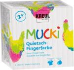 Kreul 2317 Set de vopsea pentru degete Squeaky Colors 4 x 150 ml (<![CDATA[2317]]>)