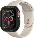 Spigen Rugged Armor Óraszíj Apple Watch 8/7 (45mm)/SE 2022/6/SE/5/4 (44mm) Órákhoz - Fekete (062CS24469)