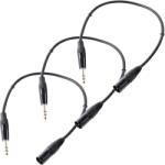 Pronomic Stage JXM-0.5 sztereó jack/XLR 0.5m 3x KÉSZLET (KST32597)