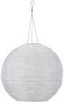 ProGarden Nagyméretű Napelemes Party Lampion - 15 LED, 40 cm, Fehér
