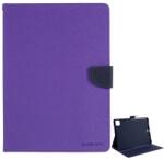 Mercury Goospery Fancy GP-96402 Tok - Apple iPad Pro 12.9 (2020), Oldalra Nyiló, Asztali Tartós, Textil, Lila