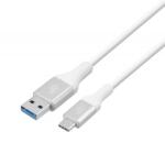 TB AKTBXKU3CPREM2W USB-A Apa - USB-C Apa 3.0 Adat és Töltőkábel - 2 m, Fehér