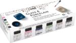 Kreul Chalky Set de vopsele pentru sticla si portelan Chalky Set 6 x 20 ml (<![CDATA[16602]]>)