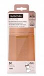 Suavinex Biberon din silicon SX Pro Colour Essence, debit mediu, caramiziu, 240ml, Suavinex