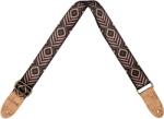 Cascha CUS-VC9 Vegan Cork Green Chevron Curea pentru ukulele (CUS-VC9)