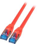 EFB-Elektronik S/FTP CAT6a CAT7 Patch Kábel - 1 m, Piros
