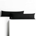 DecoKing Díszpárnahuzat AMBER fekete dzsörzé 20x145 DecoKing