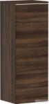 Hansgrohe Xelu Q 106, 5x40x37 cm-es 1 ajtós, jobbos fali szekrény matt fehér fogantyúval, sötét dió 54134700 (54134700)