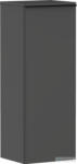 Hansgrohe Xelu Q 106, 5x40x37 cm-es 1 ajtós, balos fali szekrény matt fekete fogantyúval, matt gyémántszürke 54128670 (54128670)