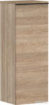 Hansgrohe Xelu Q 106, 5x40x37 cm-es 1 ajtós, jobbos fali szekrény matt fekete fogantyúval, természetes tölgy 54133670 (54133670)