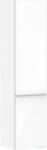 Hansgrohe Xelu Q 165x40x35 cm-es 2 ajtós, balos fali szekrény matt fehér fogantyúval, fényes fehér 54135700 (54135700)