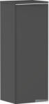 Hansgrohe Xelu Q 106, 5x40x37 cm-es 1 ajtós, balos fali szekrény matt fehér fogantyúval, matt gyémántszürke 54128700 (54128700)