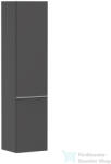 Hansgrohe Xelu Q 165x40x35 cm-es 2 ajtós, balos fali szekrény matt fehér fogantyúval, matt gyémántszürke 54136700 (54136700)